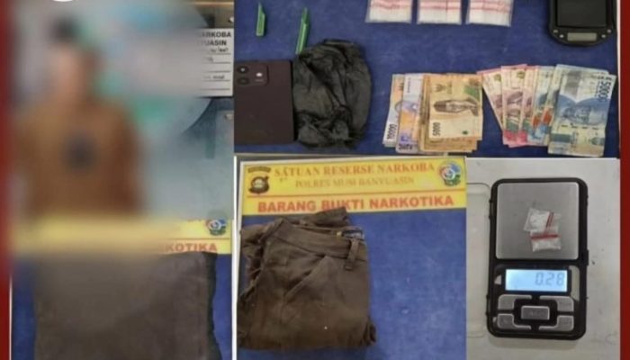 Pengedar Sabu di Desa Ulak Teberau Digrebek Satres Narkoba Polres Muba