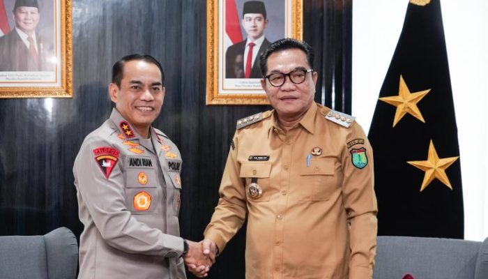 Bupati Muba HM Toha Audiensi Dengan Kapolda Sumsel